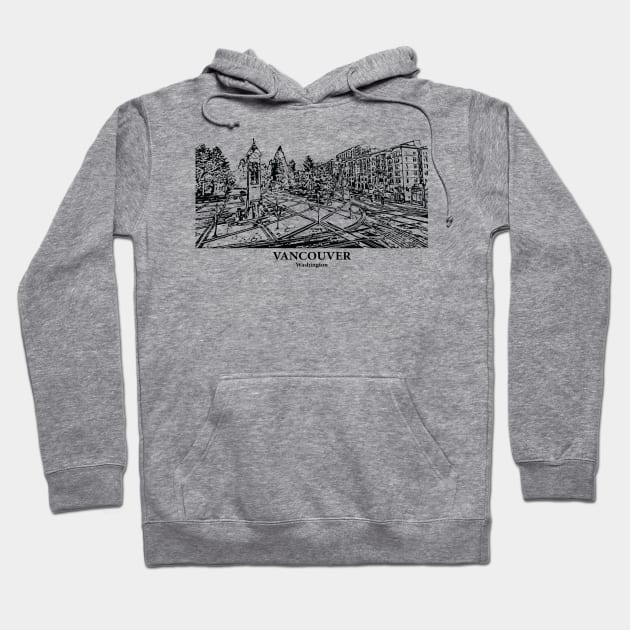 Vancouver - Washington Hoodie by Lakeric